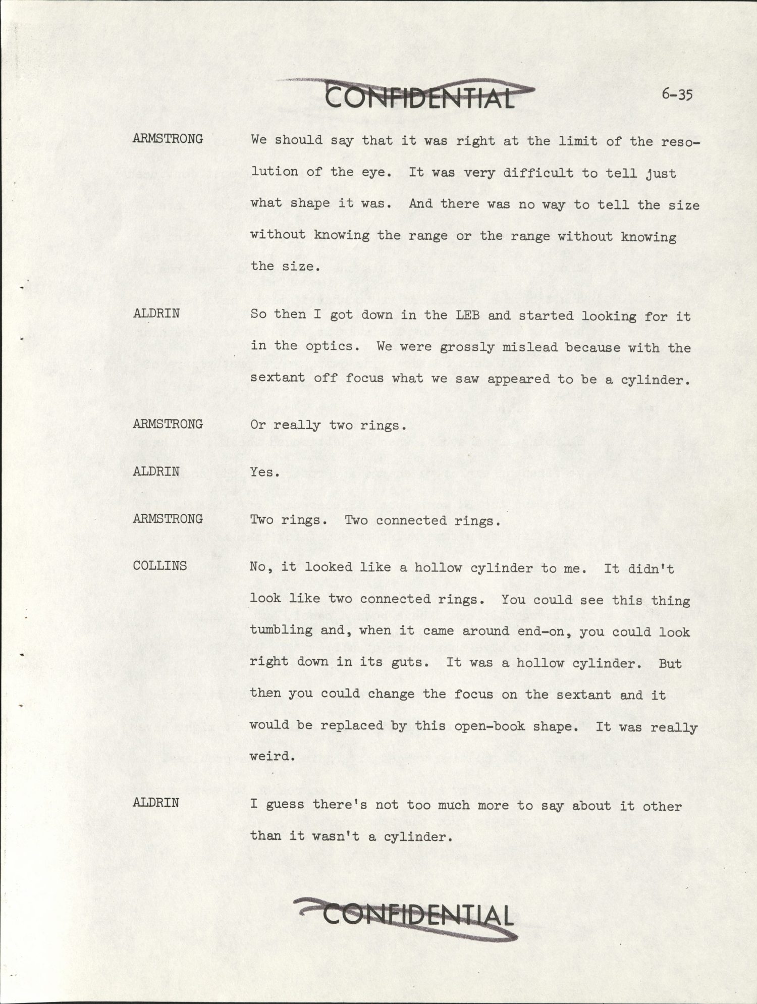 Apollo 11 Technical Crew Debriefing 1969 — página 4