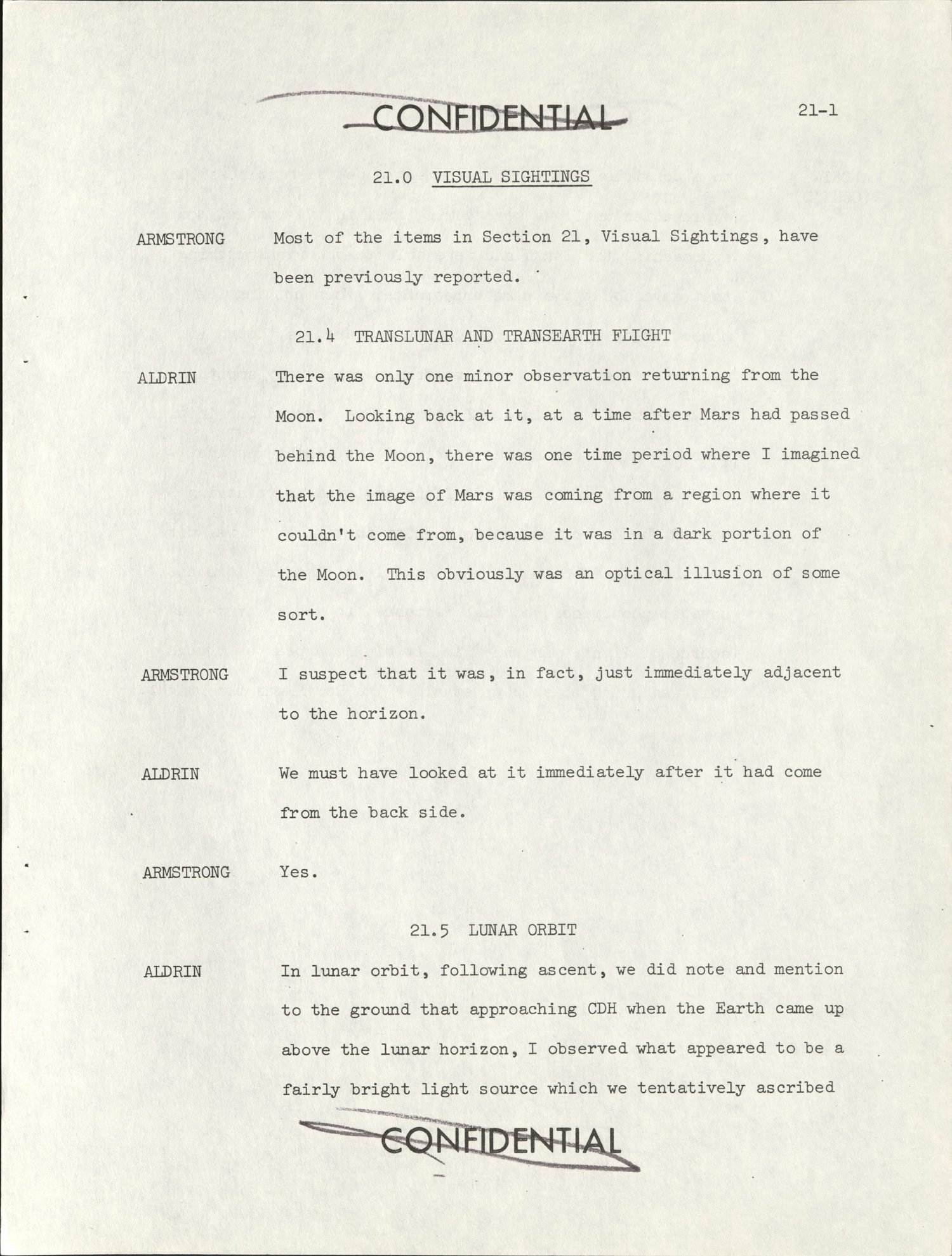 Apollo 11 Technical Crew Debriefing 1969 — página 10