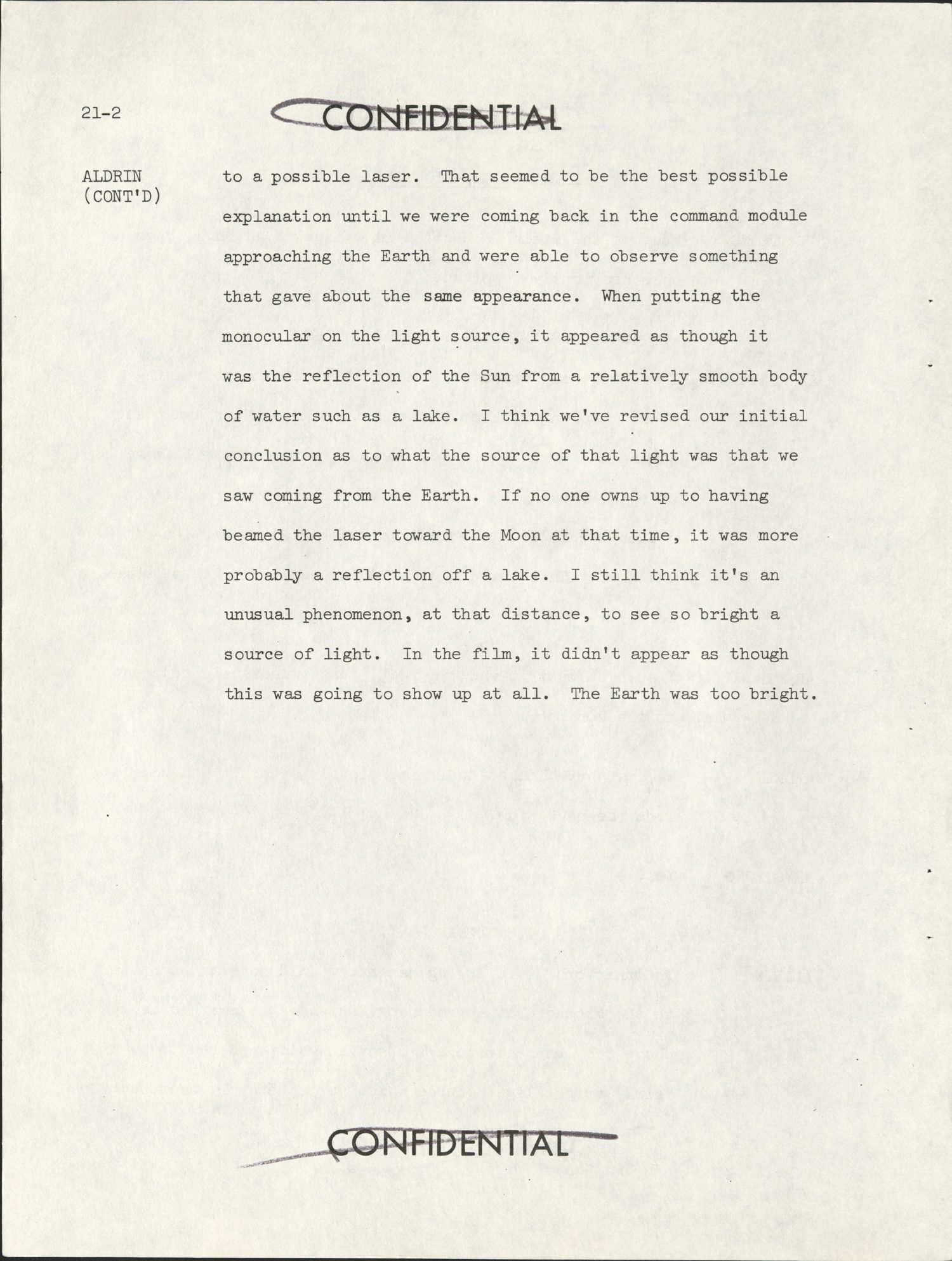 Apollo 11 Technical Crew Debriefing 1969 — página 11